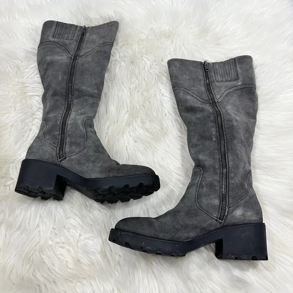 Born Women's Gabriella Suede Knee-High Boot Sz 8 - Image 4