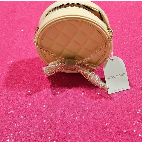 Luna Moon Round Jelly Crossbody (Yellow)(NWT) - Image 3