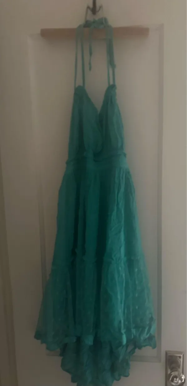 Teal dress Blue - Image 6