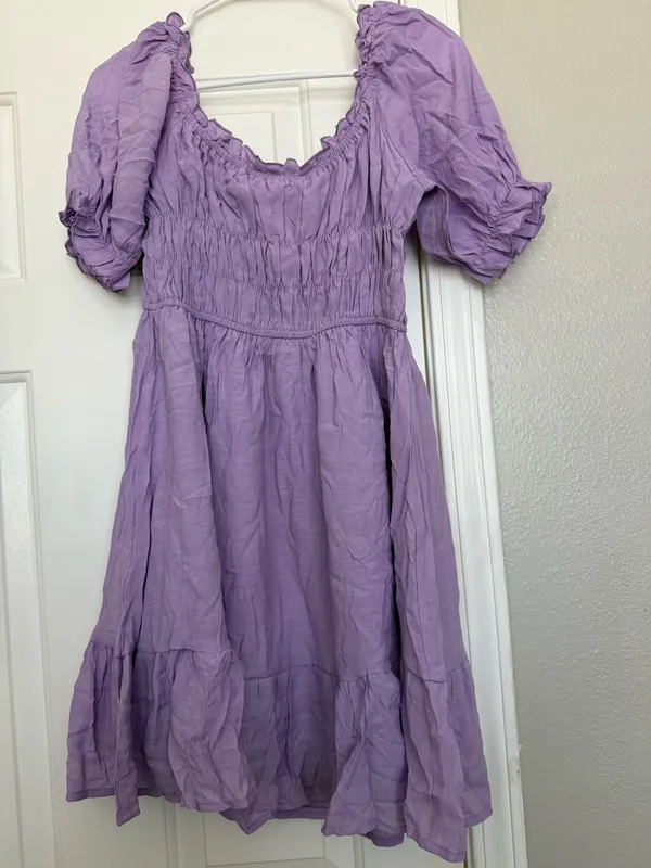 Amazon Purple Mini Dress - Image 2