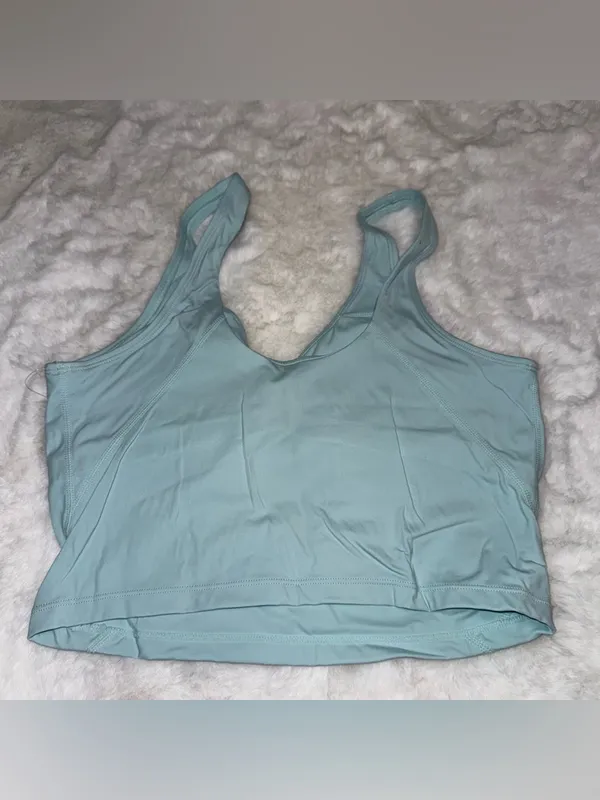 Amazon light blue sports bra/crop top - Image 2