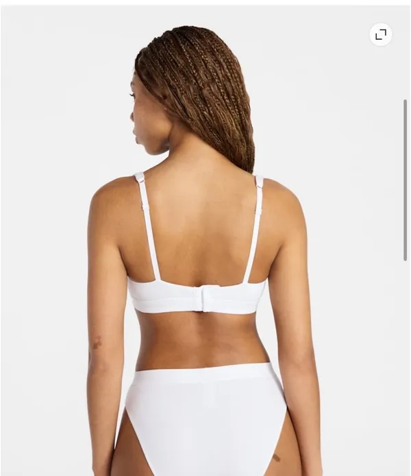 No Boundaries White Bralette - Image 2