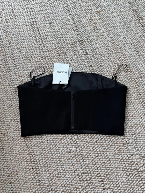 Bardot x Revolve Francesco Bustier Size 4 NWT in Black - Image 4