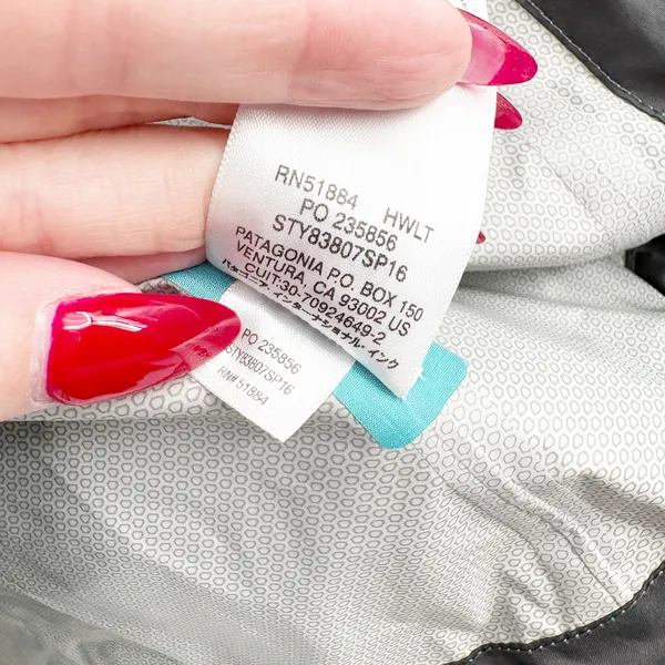 Patagonia Womens Torrentshell 3L Waterproof Gorpcore Rain Jacket Turquoise M - Image 8