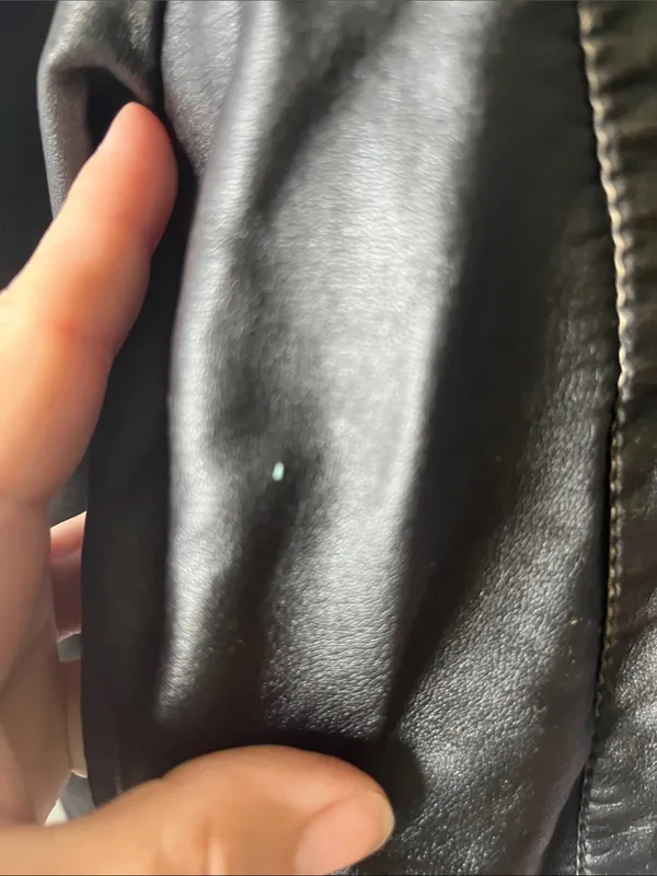 Vintage-Inspired Black Leather Jacket - Women's - Image 2
