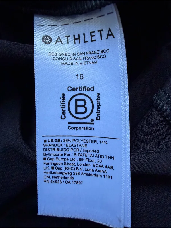 Athleta ENDLESS HIGH RISE PANT Straight Leg Black Size 16 - Image 13