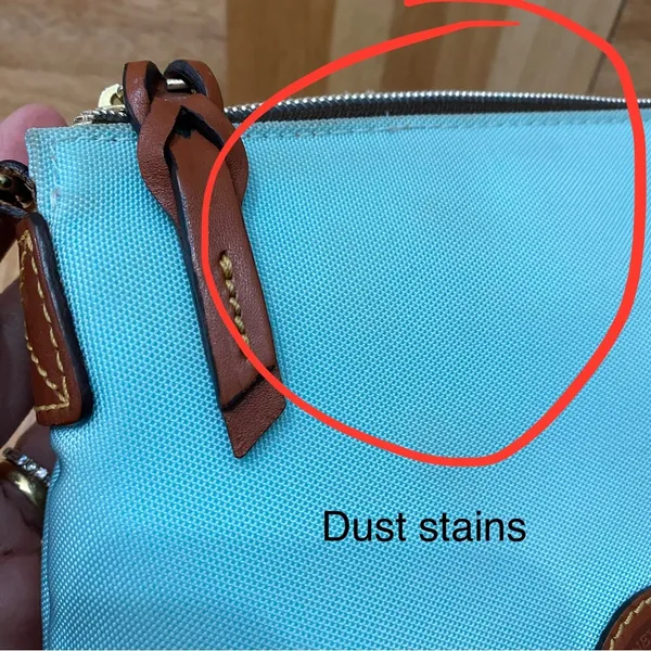 DOONEY & BOURKE Nylon Crossbody Pouchette Bag in Light Blue - Image 15