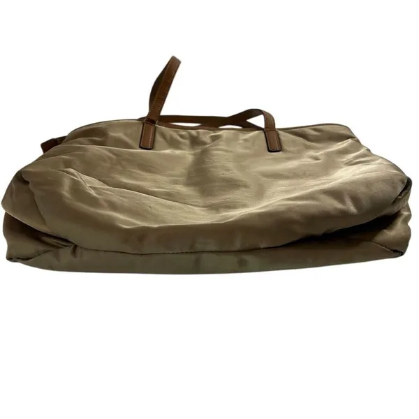 Michael Kors Kempton Nylon Large‎ Pocket Tote Bag Neutral Women's Casual FLAWED - Image 9