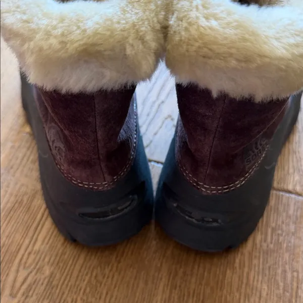 Sorel Tan and Black Fur-Lined‎ Boots women’s 8 - Image 8