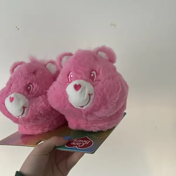 Care Bear Slippers Pink Cheer Bear Slippers Womens Size 5-6 XS-S NWT‎ 2024 - Image 5
