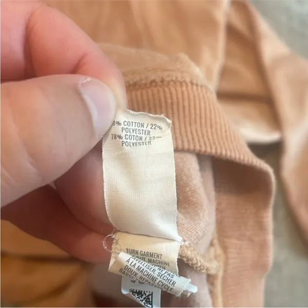 Aerie Loungewear Orange Velour Oversized Fit Crewneck Sweatshirt Size Small - Image 5