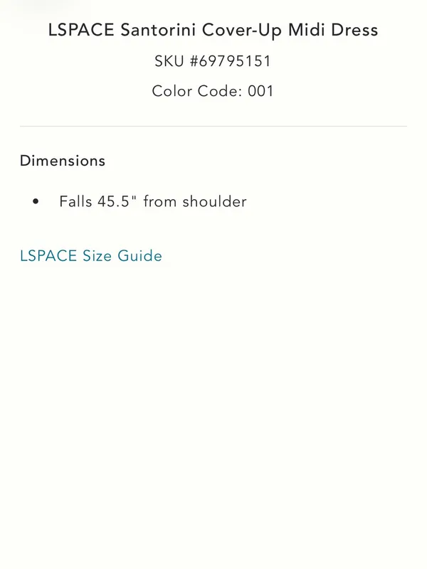 LSPACE Santorini dress - Image 4