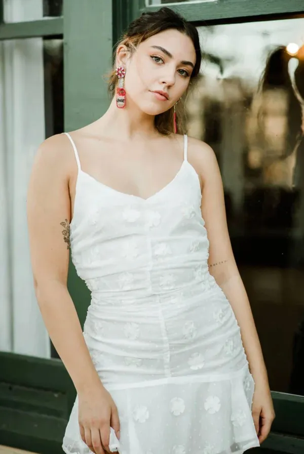 Confete - Mercedes Mini dress - white - Image 3