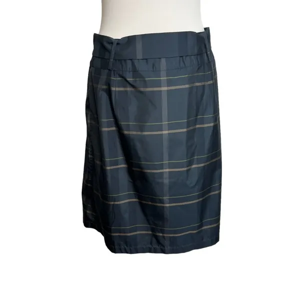 NWOT‎ Weekend Max Mara plaid pleat front a line skirt Sz 8 - Image 2