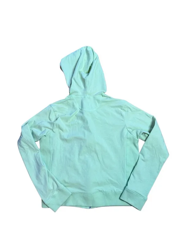 Lucy Lime Green Zip Up Light Weight Hoodie Medium - Image 5
