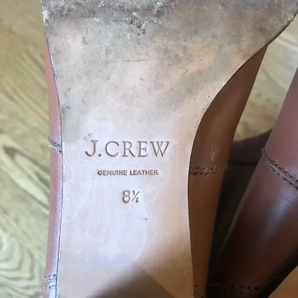 J. Crew Booker Tall Midheel Boots Brown - Image 6