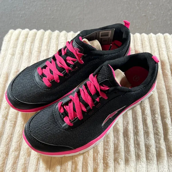 828 | NIB Avia Diversion‎ Black Pink Mesh Athletic Running Sneakers Womens 9 - Image 8