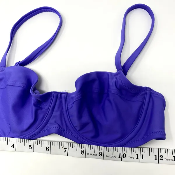Aerie Purple Real Good Unlined Underwire Classic Summer Bikini Top 34C - Image 2