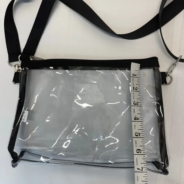 Clear Stadium Approved Crossbody Bag Transparent Concert Festival Purse NEW - Image 6