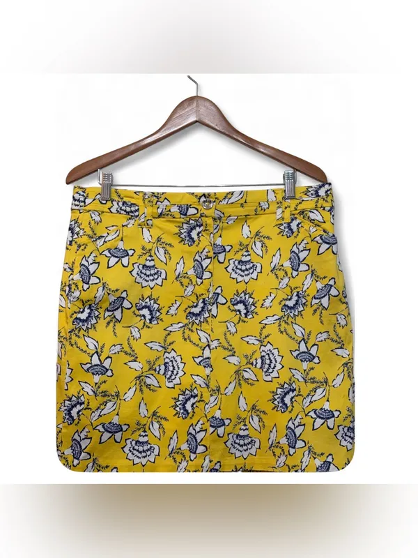 Charter Club Women’s Cotton Blend Floral Print Skort Size 12 - Image 9