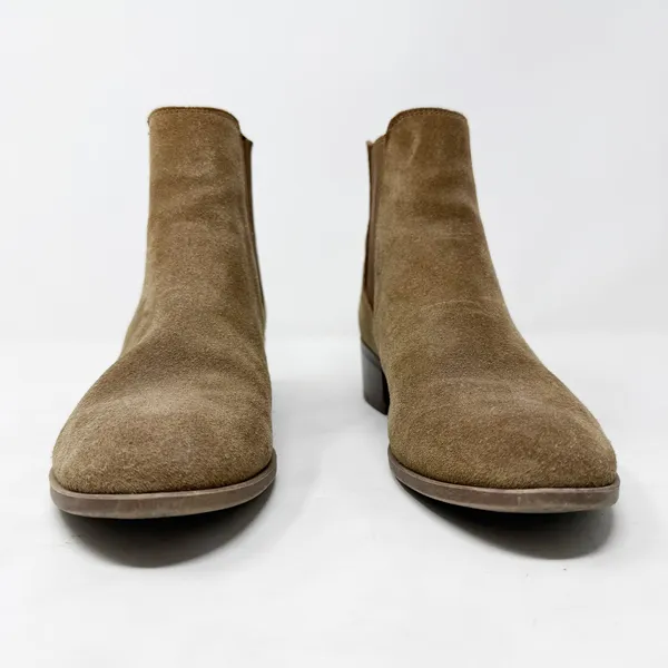 [Steve Madden] Dover Brown Suede Leather Block Heel Chelsea Ankle Boots Size 8.5 - Image 3
