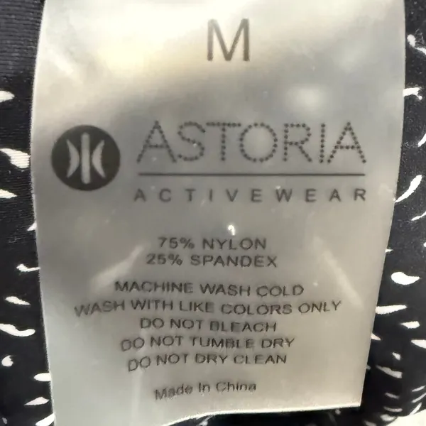 Astoria M Luxe Ignite Sport Bra Black Speckle Running Yoga Active Workout Summer - Image 8
