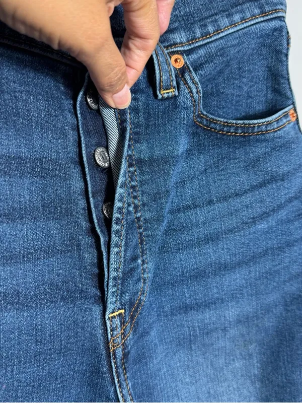 Levi’s Ribcage‎ Straight Leg Jeans Size 26 Medium Wash High Rise Denim - Image 6
