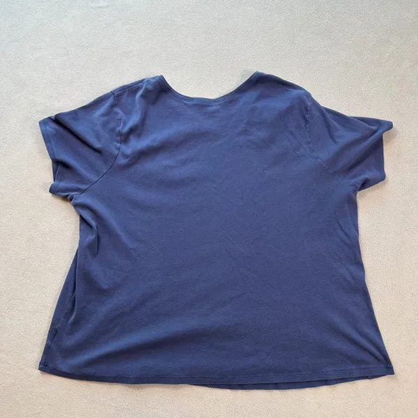 Disney Eeyore Moody Cloud T Shirt Women's Plus 26W 28WGraphic Navy Blue Cotton - Image 2