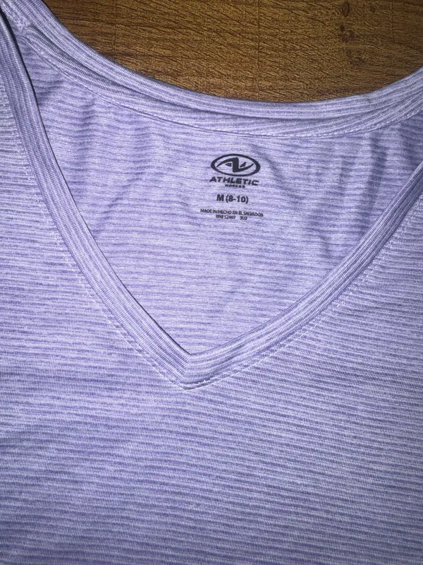 Women’s Athletic Works Athletic Top Lilac Size Med - Image 2