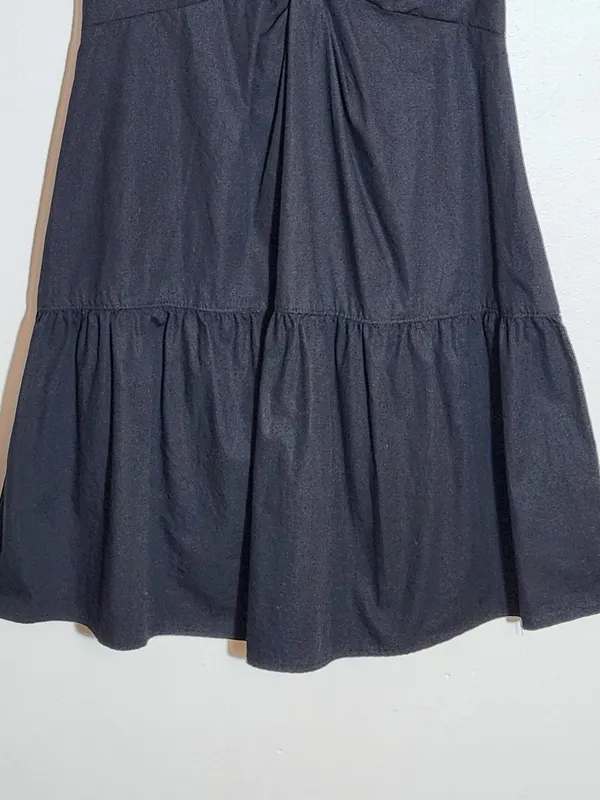 Steve Madden Black Cotton Mini Dress Size Small Wedding Guest Dress - Image 3