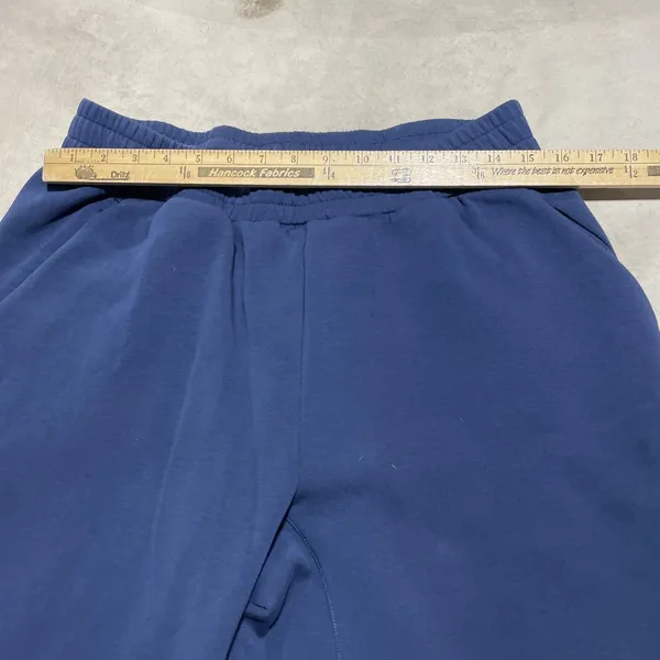 NOBULL Unisex SZ L Navy Jogger Pants Athletic Drawstring Stretch Gym Workout - Image 4