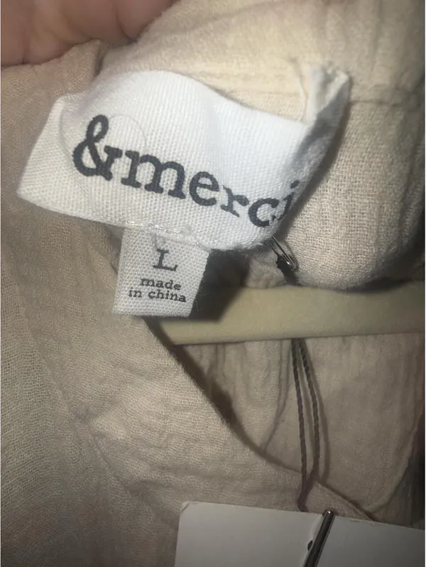 & merci Taylor jumpsuit Tan Size L - Image 6