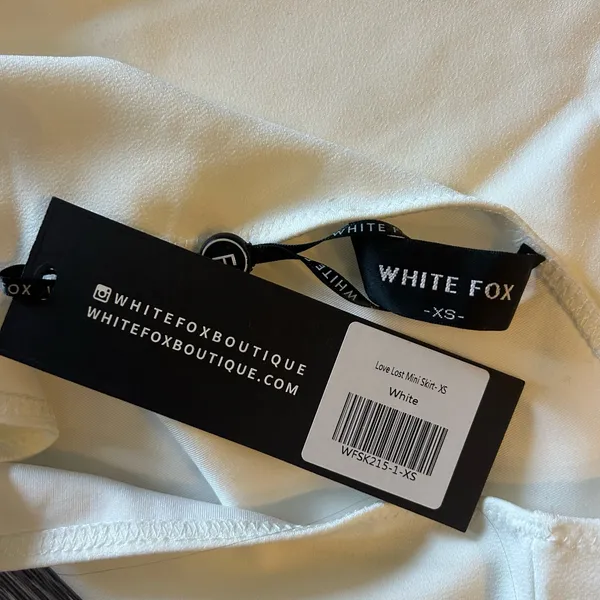 White Fox Love Lost Mini Skirt in White - Image 7