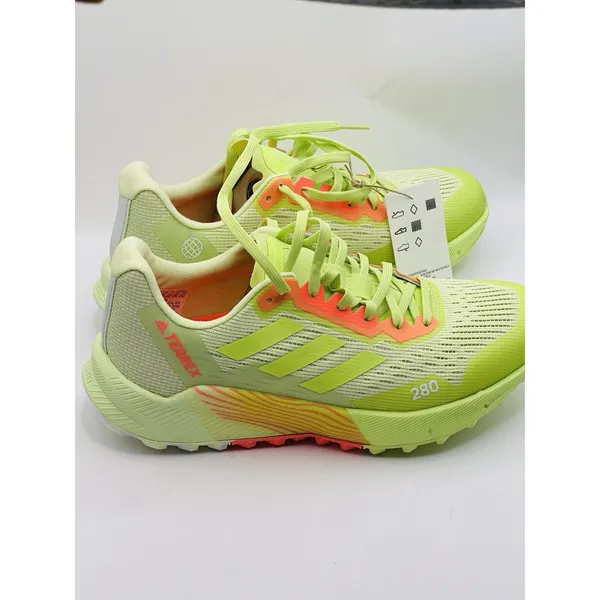Adidas Women’s Terrex Agravic Flow 2 Trail Running Shoes Pulse Lime Turbo Sz 6.5 - Image 2