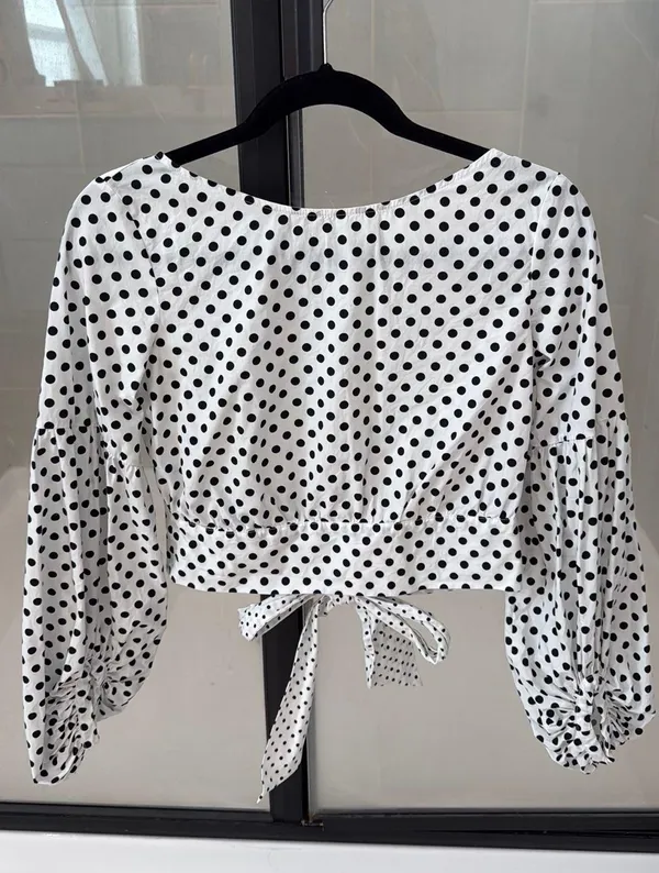 Zara Polka Dot Top - Image 3