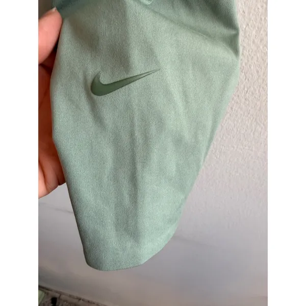 Nike Dri-FIT One‎ Women High Waisted Leggings Sage Green BQ9994-357 Small - Image 3