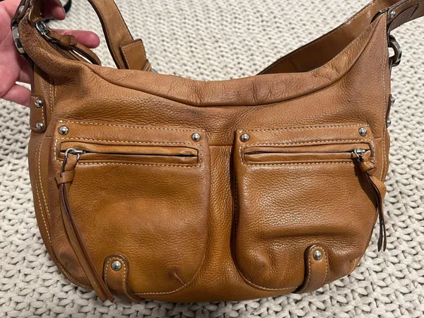 Tignanella Camel Leather bag - Image 6