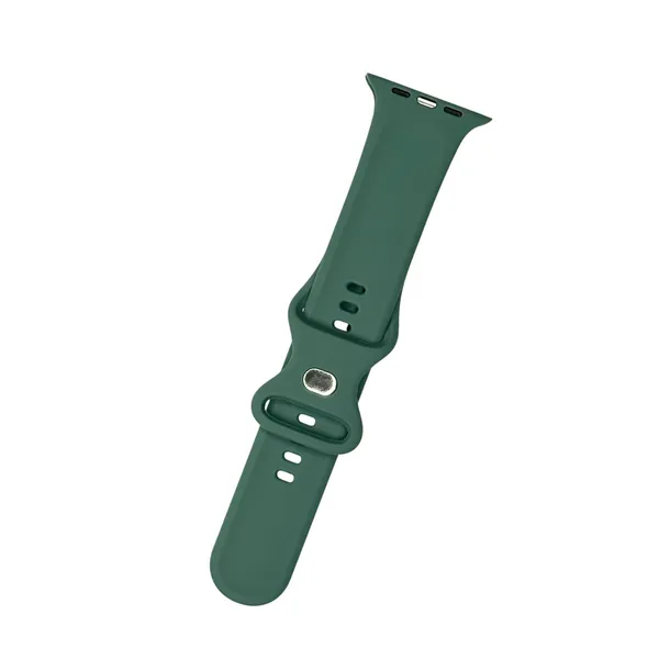 Unbranded Apple iWatch 9/8/7 SE Engraved Rose Floral 34mm‎ Silicone Watch Band - Image 4