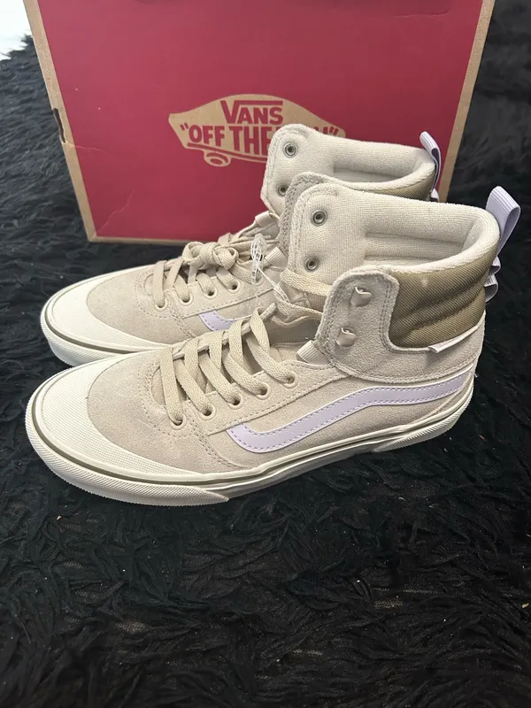 VANS ashwood hi top vansguard suede lace up shoes sneakers women’s 8.5 new - Image 2