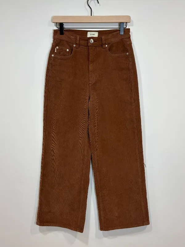 🌟 Dl1961 🌟 Hepburn Wide Leg 27" High Rise Corduroy Stretch Jeans Brown Sz 26 - Image 4