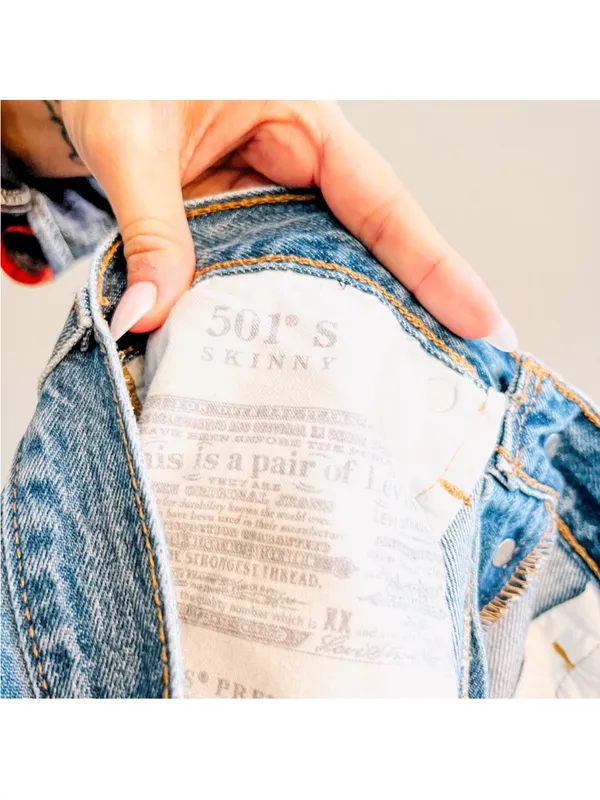 Levi’s 501 skinny jeans - Image 4