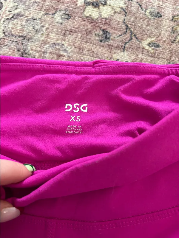 DICK'S Sporting Goods High-Rise Leggings Fuchsia Pink - Image 3