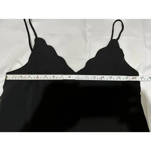 Altar'd State Black Silky Mini Dress Spaghetti Strap M NWT - Image 8