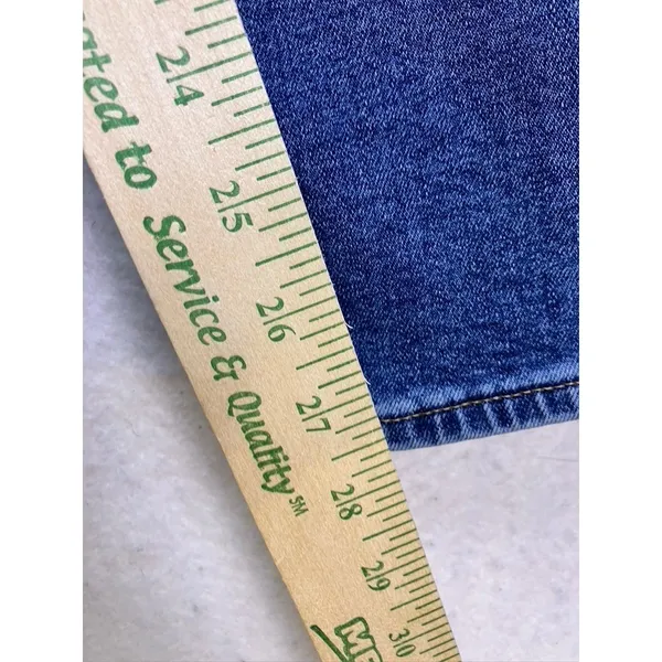 Madewell The Perfect Vintage Straight Jean Women‎ 25 Blue Denim High Rise Denim - Image 6