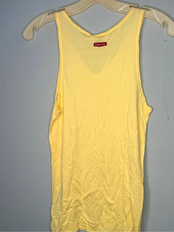 Hard Tail Forever Yellow Tank Top nwot - Image 4