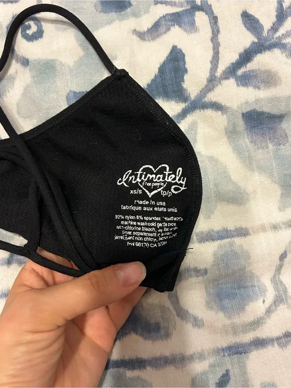 Intimately free people black strappy back bralette - Image 6