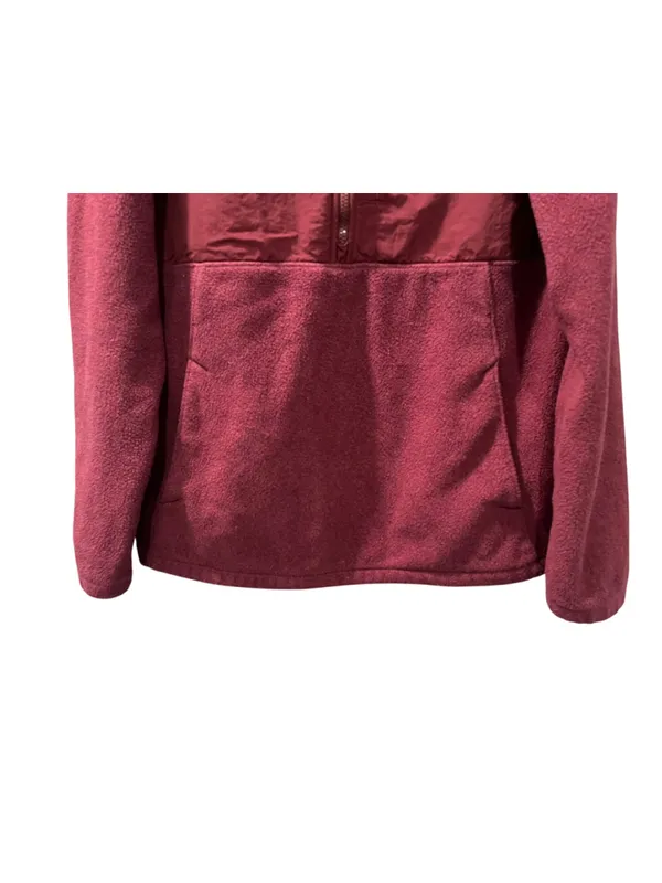 The North Face Tundra RTO 1/2 Zip Fleece Pullover Burgundy Maroon Women's Size L - Image 5