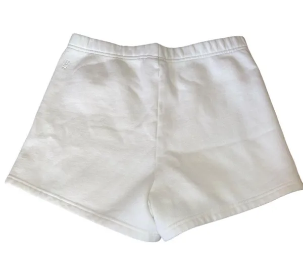 Aritzia TNA White Athletic Shorts with Elastic Waistband - Image 5