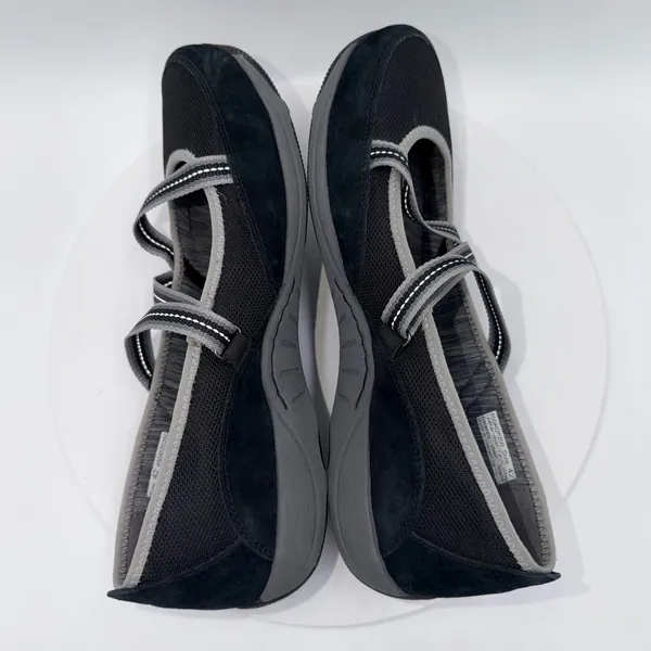 Dansko Womens Hazel Black Suede Mesh Mary Jane Flats Sneakers Size 42 11.5-12 - Image 4