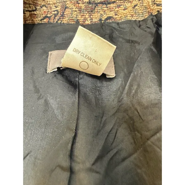 Vintage KENAR Jaquard Blazer Women Size 4 Textured Gold Paisley Boho Chic‎ Art - Image 10